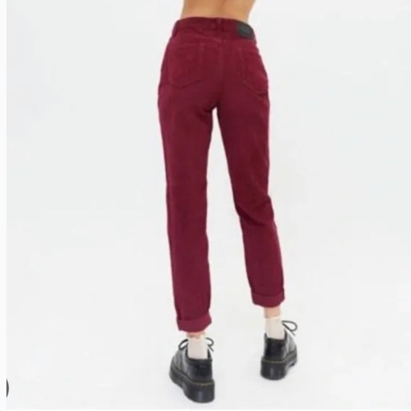 BDG Pants - BDG URBAN OUTFITTERS Red Corduroy High Rise Mom Pants Size 27